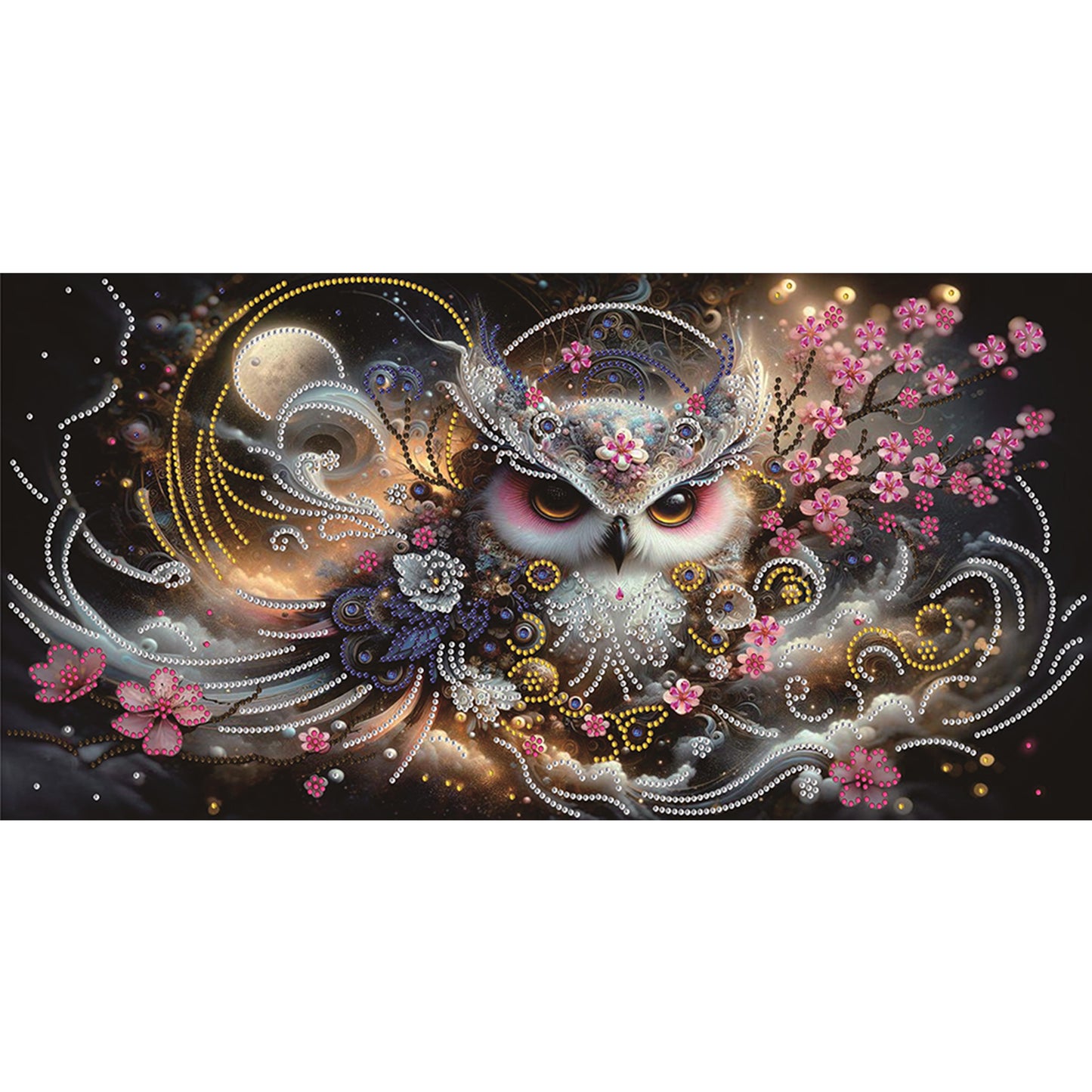 Dream Owl - Special Shaped Drill Diamond Painting 60*30CM