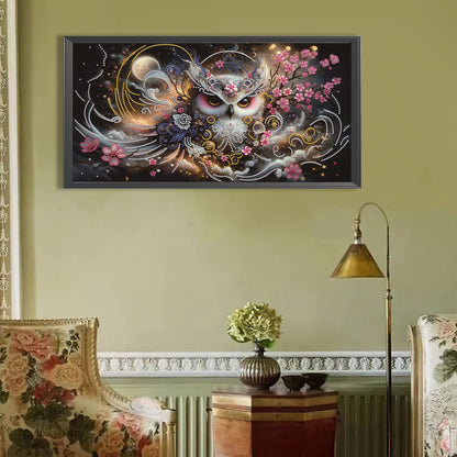 Dream Owl - Special Shaped Drill Diamond Painting 60*30CM