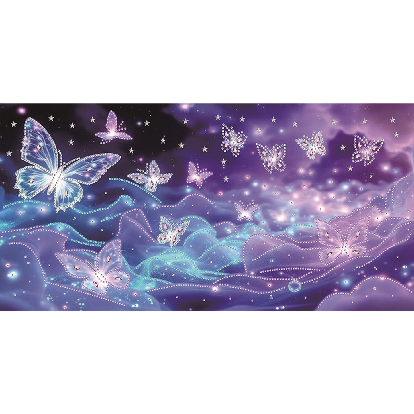 Dream Butterfly - Special Shaped Drill Diamond Painting 60*30CM