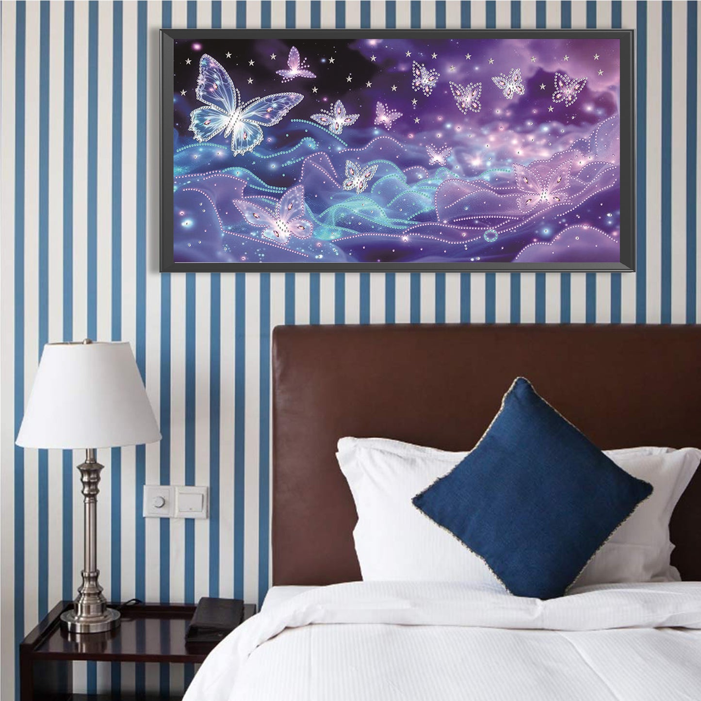 Dream Butterfly - Special Shaped Drill Diamond Painting 60*30CM