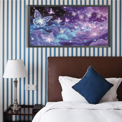 Dream Butterfly - Special Shaped Drill Diamond Painting 60*30CM