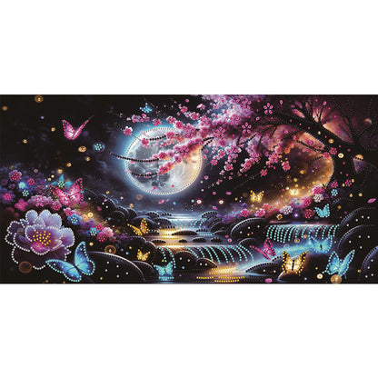 Dream Lake Landscape - Special Shaped Drill Diamond Painting 60*30CM