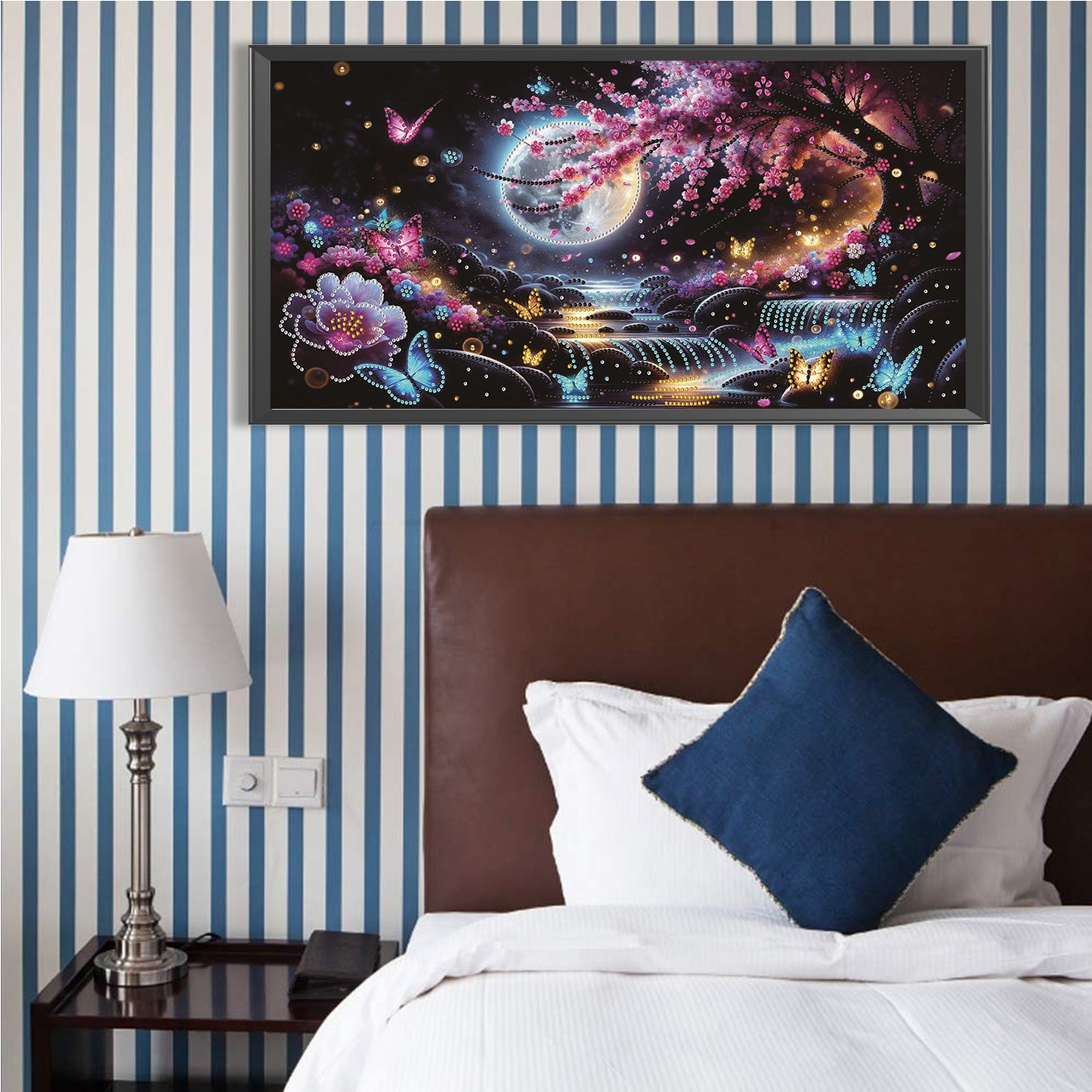 Dream Lake Landscape - Special Shaped Drill Diamond Painting 60*30CM