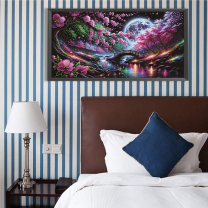 Dream Lake Landscape - Special Shaped Drill Diamond Painting 60*30CM