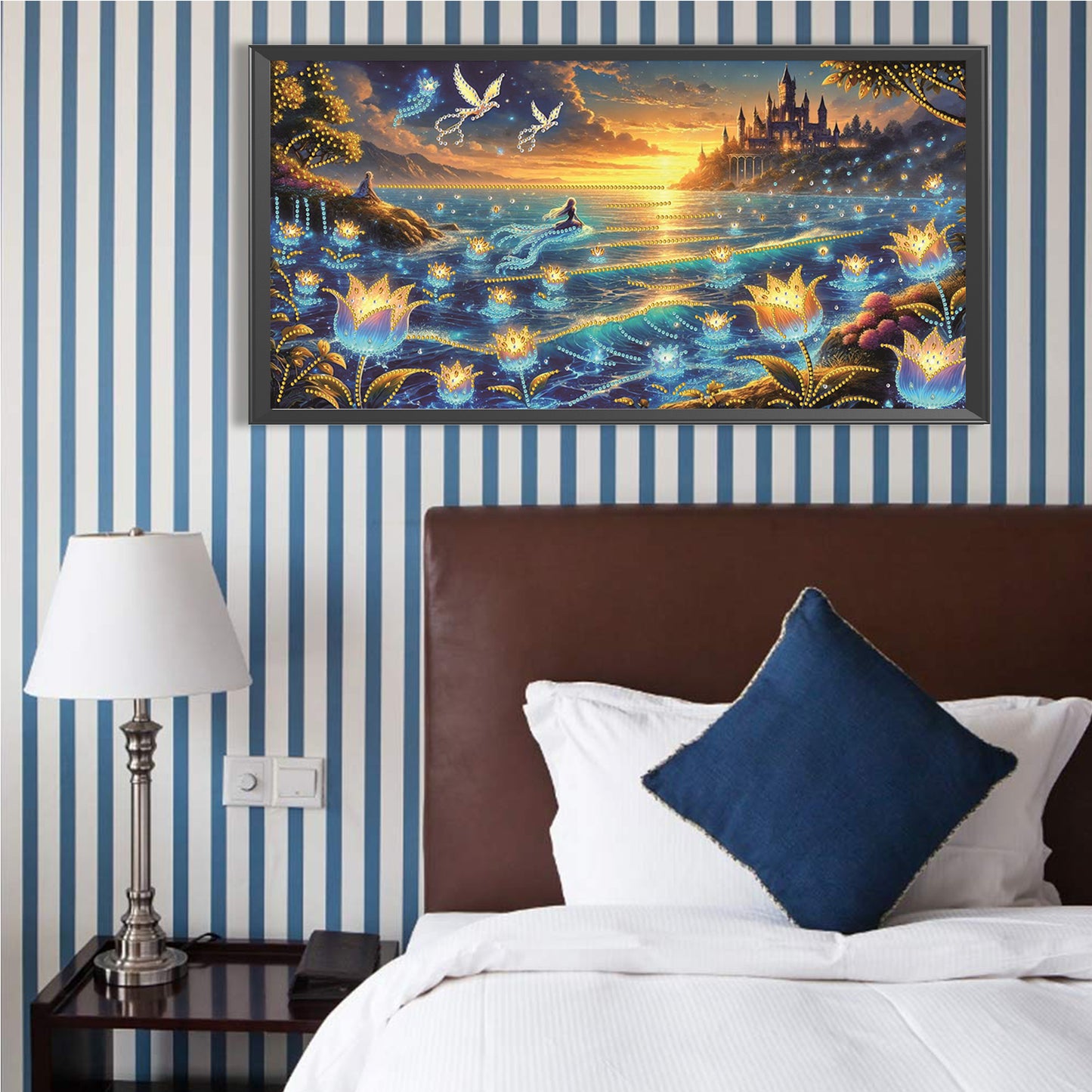 Dream Lake Landscape - Special Shaped Drill Diamond Painting 60*30CM