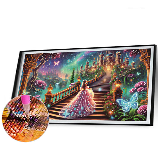 Dream Castle - Special Shaped Drill Diamond Painting 60*30CM