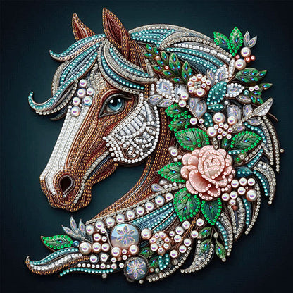 Horse - Special Shaped Drill Diamond Painting 30*30CM