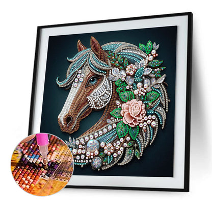 Horse - Special Shaped Drill Diamond Painting 30*30CM