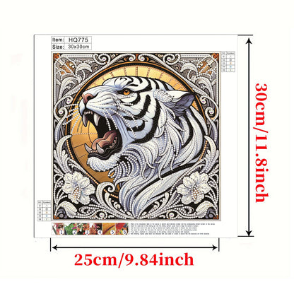 Tiger - Special Shaped Drill Diamond Painting 30*30CM