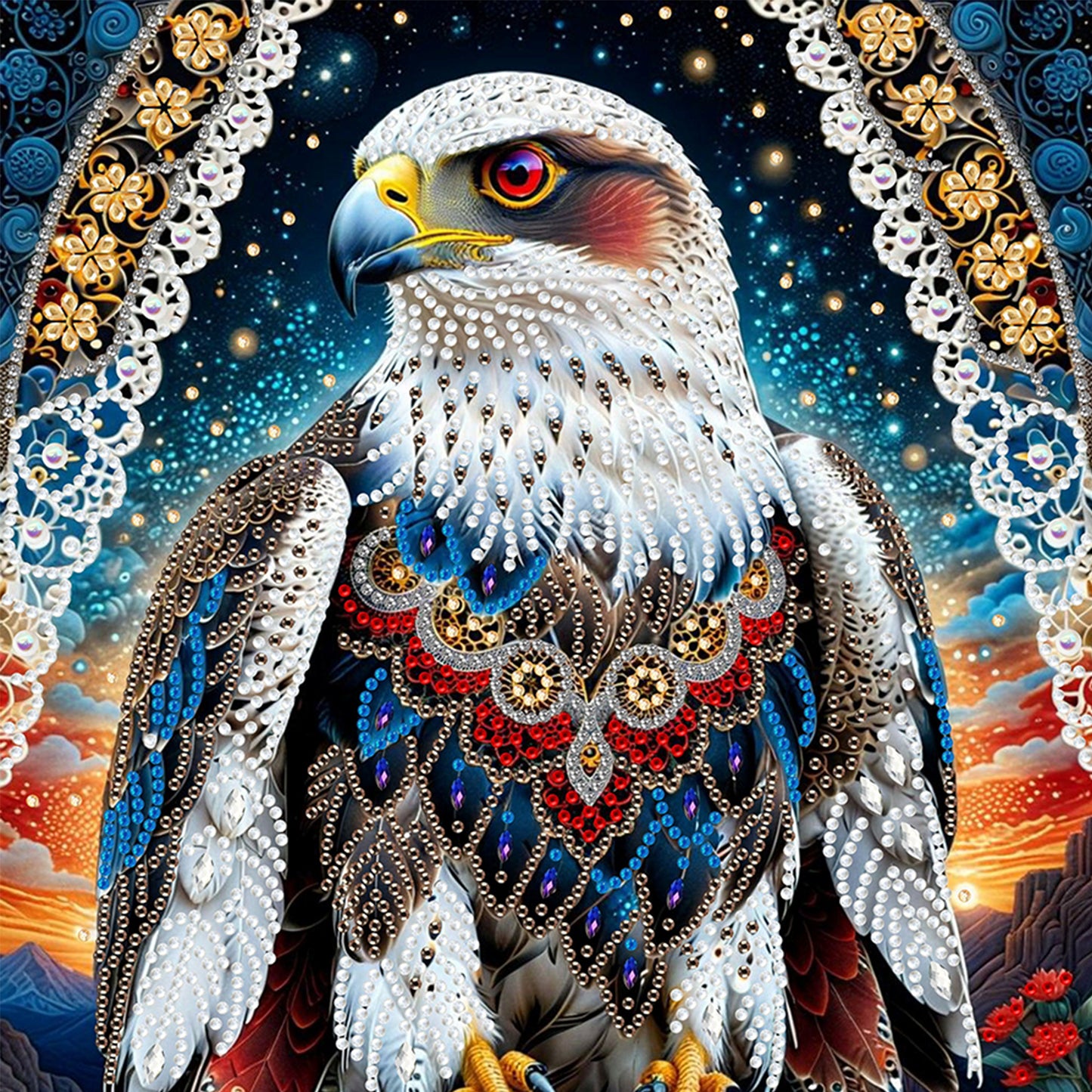 Eagle - Special Shaped Drill Diamond Painting 30*30CM