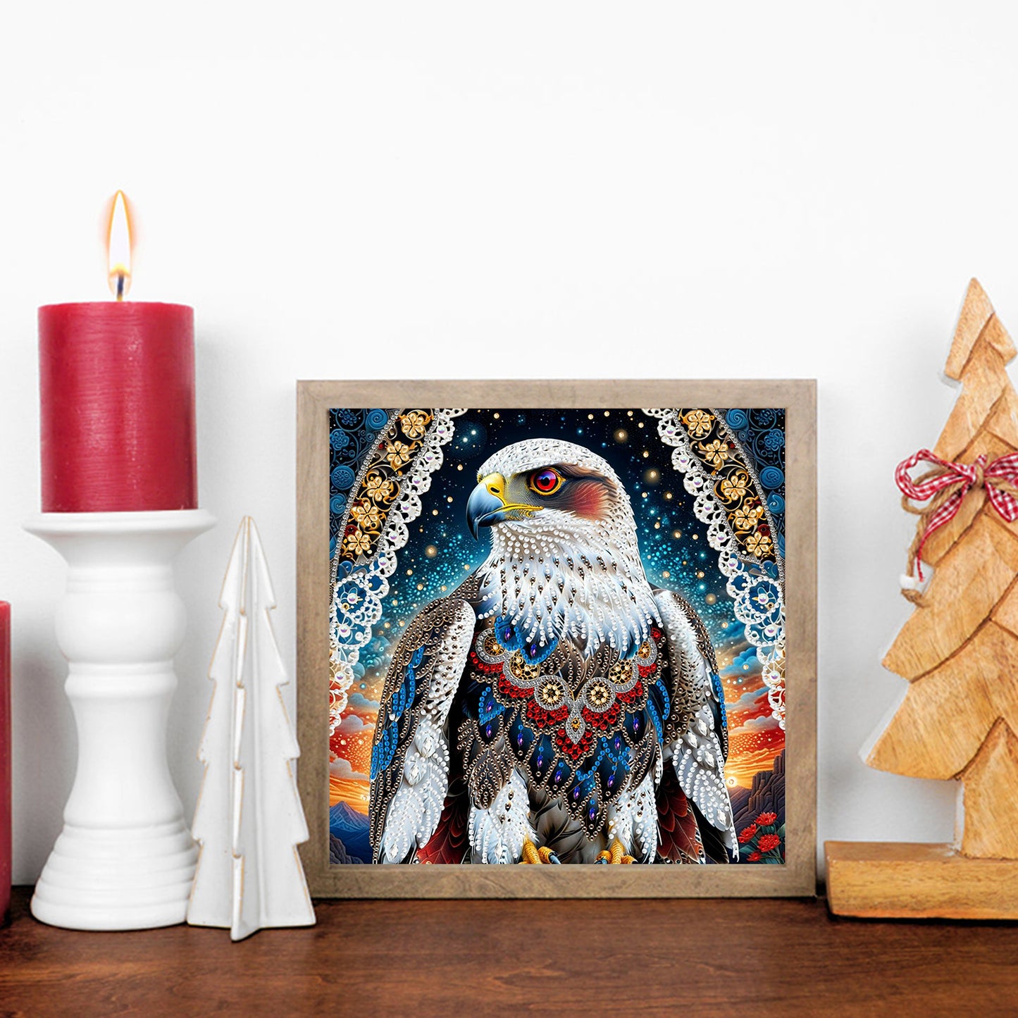 Eagle - Special Shaped Drill Diamond Painting 30*30CM