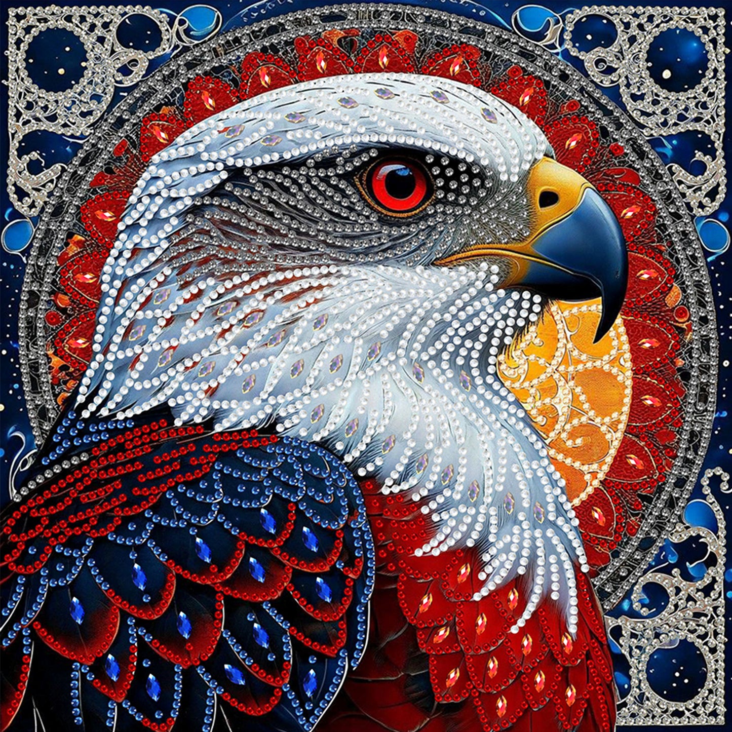 Eagle - Special Shaped Drill Diamond Painting 30*30CM