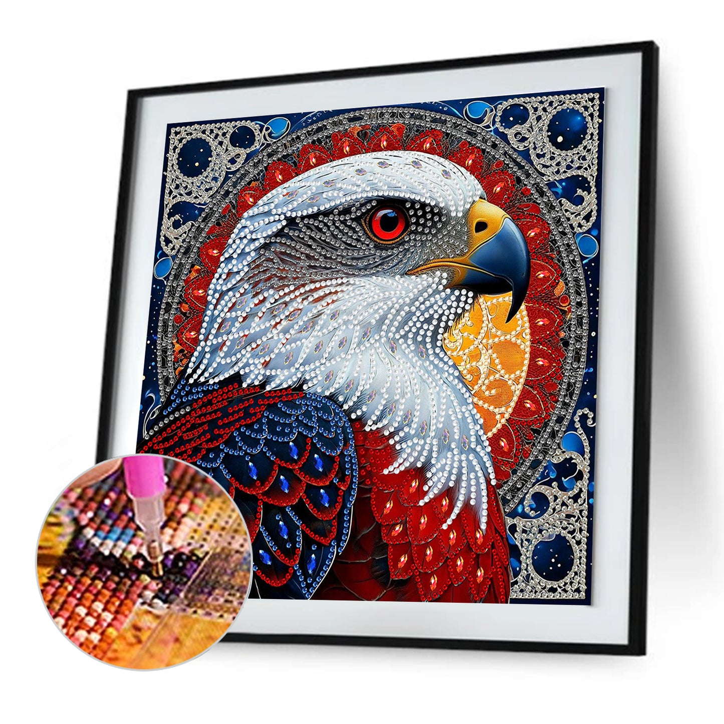 Eagle - Special Shaped Drill Diamond Painting 30*30CM
