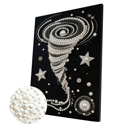 Swirl - DIY Pearl Gem Art Diamond Painting Kits With Framefor Home Decor -30x40cm