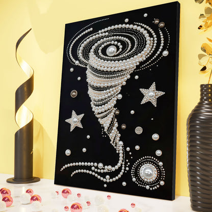 Swirl - DIY Pearl Gem Art Diamond Painting Kits With Framefor Home Decor -30x40cm
