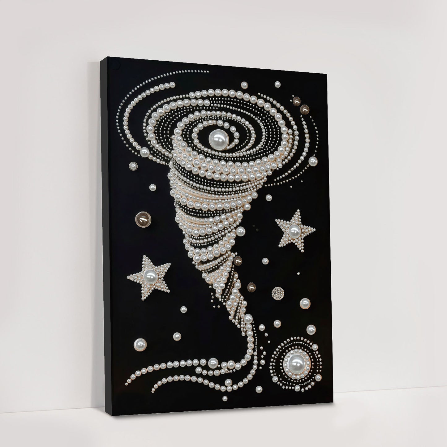 Swirl - DIY Pearl Gem Art Diamond Painting Kits With Framefor Home Decor -30x40cm