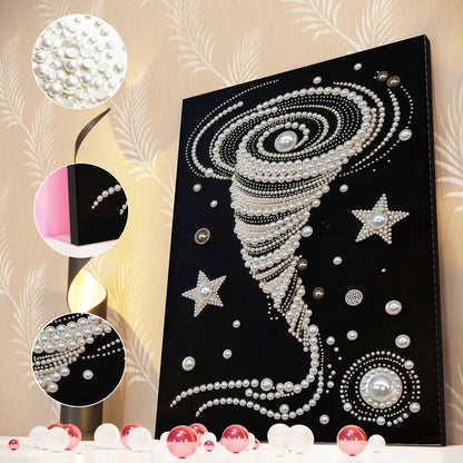 Swirl - DIY Pearl Gem Art Diamond Painting Kits With Framefor Home Decor -30x40cm