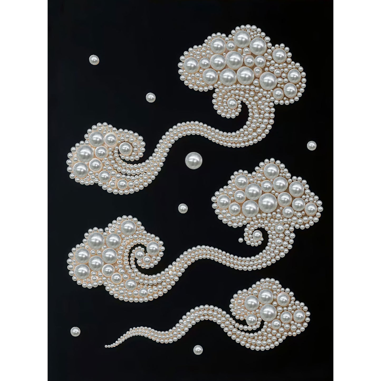 Jade Ruyi - DIY Pearl Gem Art Diamond Painting Kits With Framefor Home Decor -30x40cm