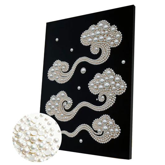 Jade Ruyi - DIY Pearl Gem Art Diamond Painting Kits With Framefor Home Decor -30x40cm
