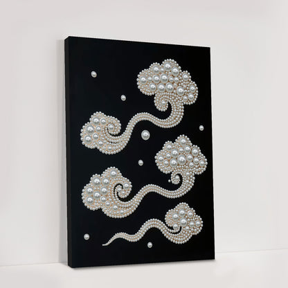 Jade Ruyi - DIY Pearl Gem Art Diamond Painting Kits With Framefor Home Decor -30x40cm