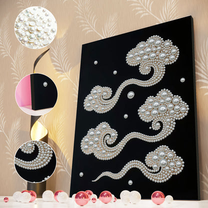 Jade Ruyi - DIY Pearl Gem Art Diamond Painting Kits With Framefor Home Decor -30x40cm
