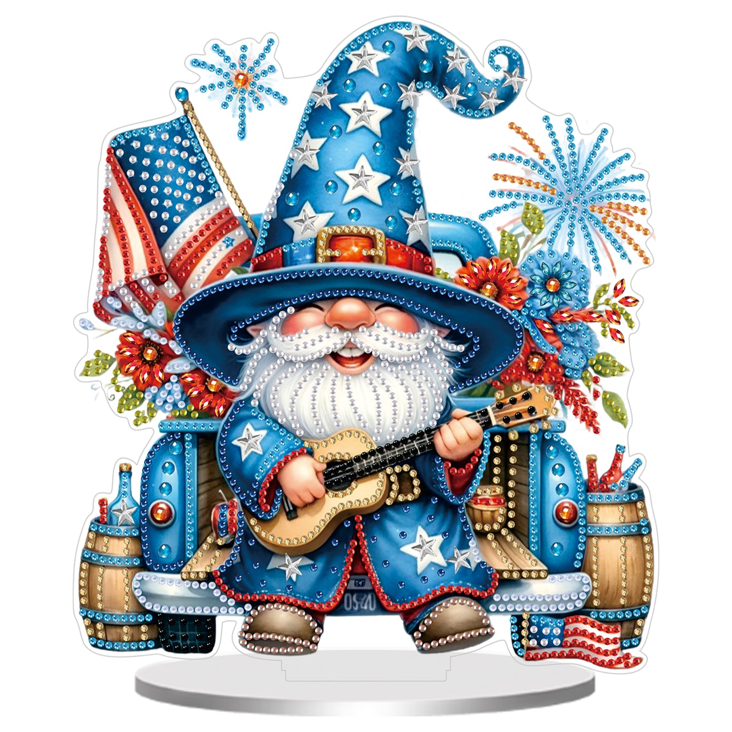 2D Flat Goblin DIY Acrylic Diamond Painting Ornament Kit Home Office Table Decor