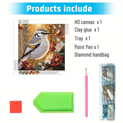 Birds - Special Shaped Drill Diamond Painting 30*30CM