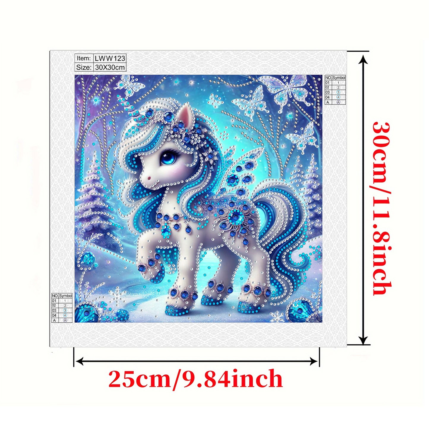 Unicorn - Special Shaped Drill Diamond Painting 30*30CM
