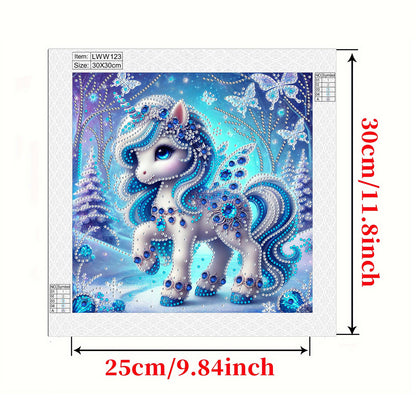 Unicorn - Special Shaped Drill Diamond Painting 30*30CM