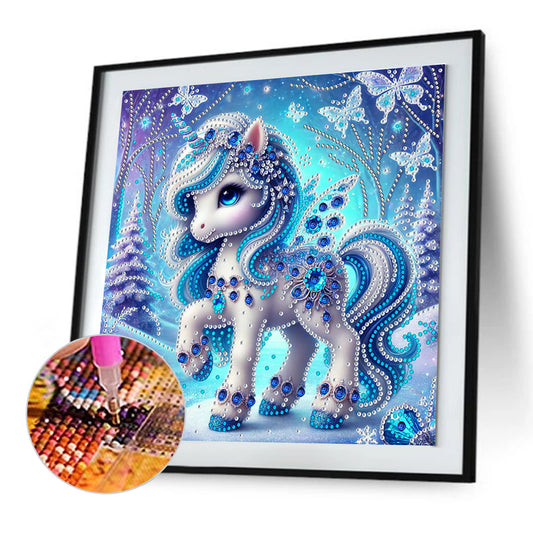 Unicorn - Special Shaped Drill Diamond Painting 30*30CM