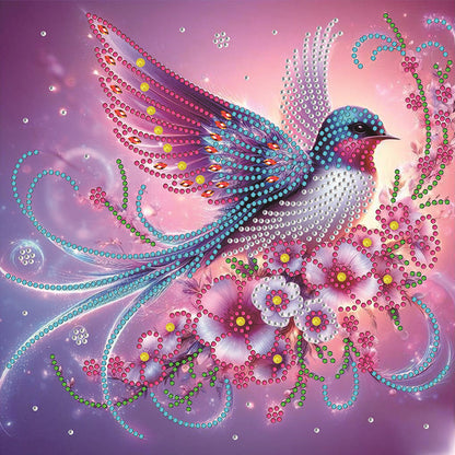 Bluebird - Special Shaped Drill Diamond Painting 30*30CM