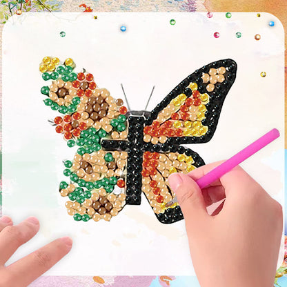 8pcs Butterfly 2D Acrylic DIY Diamond Painting Magnets Special-Shaped Drill