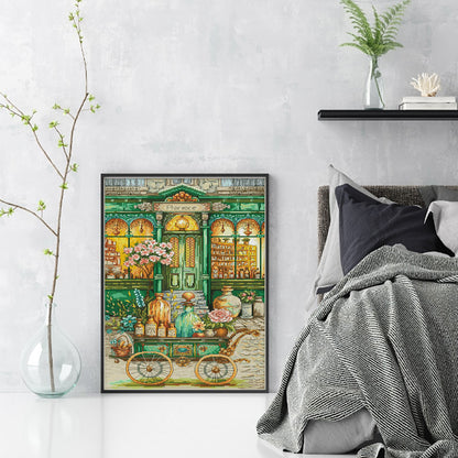 Pharmacy - 14CT Stamped Cross Stitch 40*55CM(Egyptian cotton)(Fairy Brand)