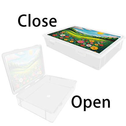 DIY Flower Grassland Pattern Diamond Painting Kit Storage Box for Adult Beginner