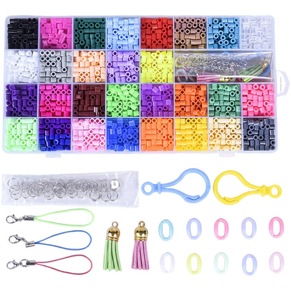 29 Colors 5mm Melty Beads Craft Kit with Accessories Iron Beads DIY Set Beginner-Friendly Pixel Art Beads Kit Ideal