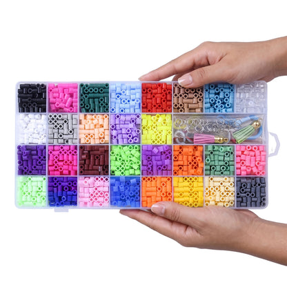29 Colors 5mm Melty Beads Craft Kit with Accessories Iron Beads DIY Set Beginner-Friendly Pixel Art Beads Kit Ideal