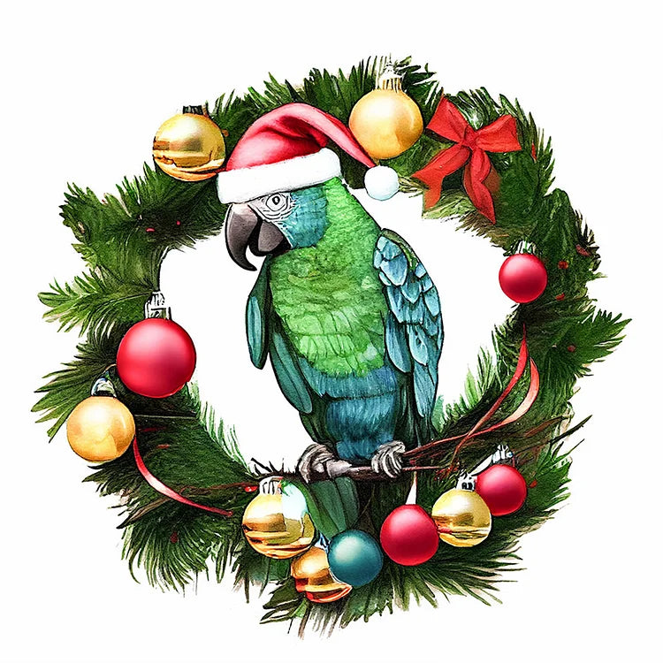Small Animal Wreath Sheep - Full Round Drill Diamond Painting 30*30CM