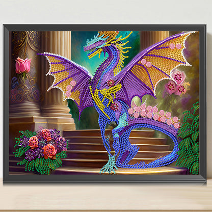 Owl 40*30CM(Canvas) Special Shaped Drill Diamond Painting