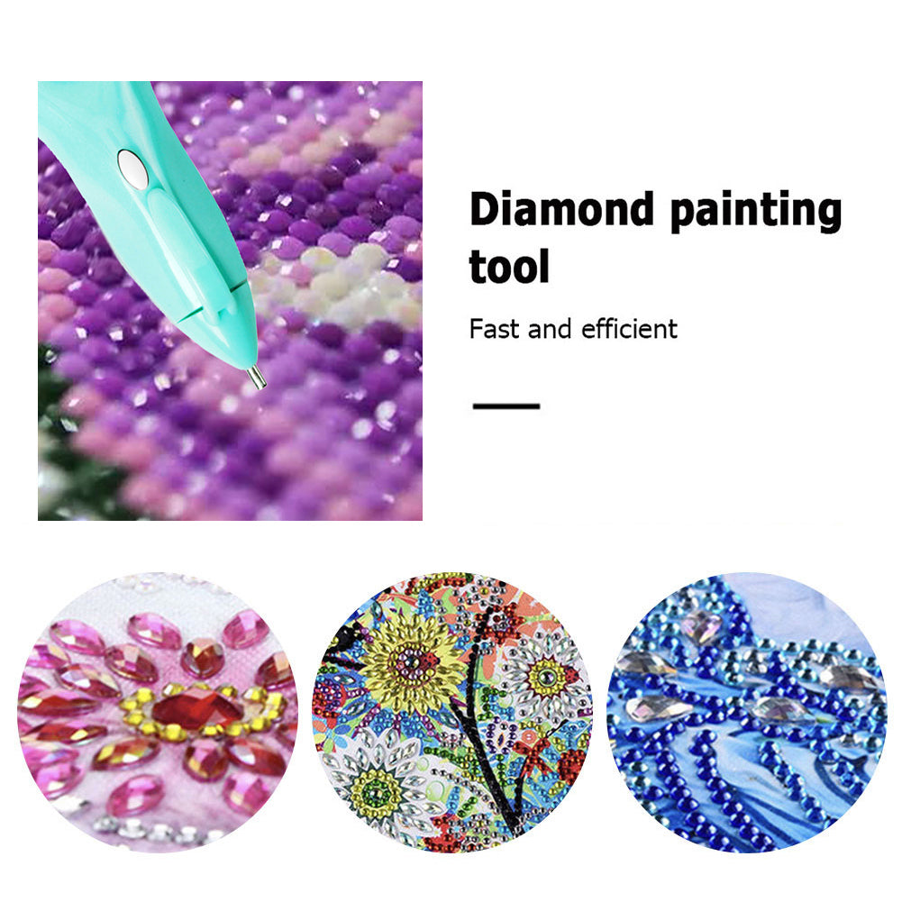 5D Diamond Painting Pen Gems Jewels Picker Tools Point Drill Pen Art Dotting Pen