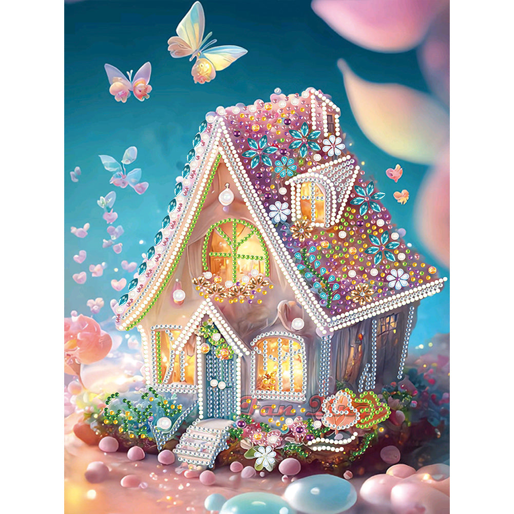 Dream Greenhouse 30*40CM(Canvas) Special Shaped Drill Diamond Painting