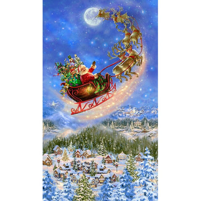 Santa Clause - Full Round Drill Diamond Painting 70*40CM