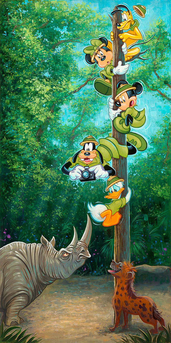 Disney Mickey Mouse And Animals - Full Round Drill Diamond Painting 30*60CM