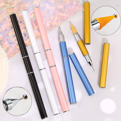 Dual Heads Rhinestone Picking Point Drill Pen Diamond Painting Wax Pencil