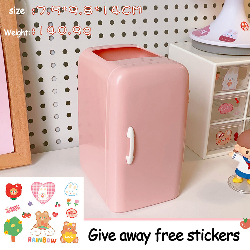 Kawaii Large-capacity Desktop Refrigerator Storage Pen Holder