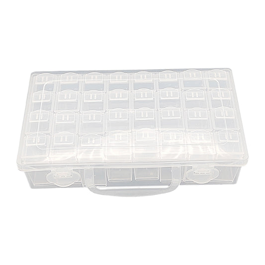 32/48/64 Slots Beads Storage Case Acrylic Storage Containers for Embroidery Tool