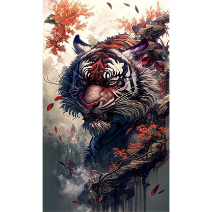 Tiger - 11CT Stamped Cross Stitch 50*87CM