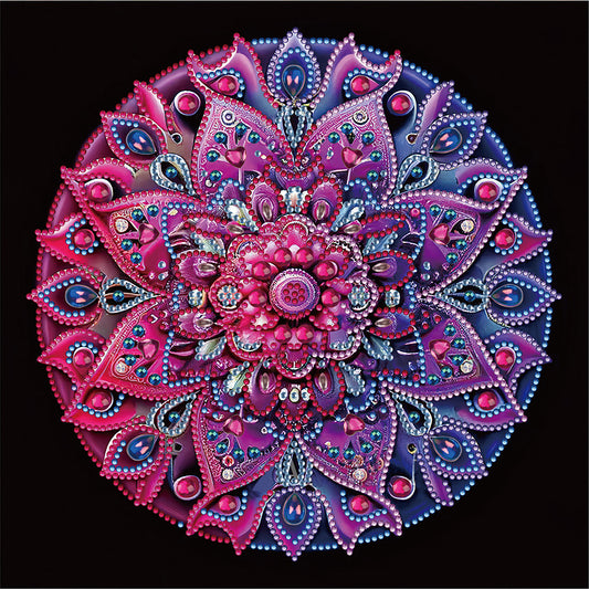 Mandala - Special Shaped Drill Diamond Painting 30*30CM