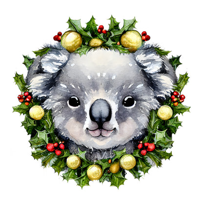 Animal Garland Kangaroo - Full Round Drill Diamond Painting 30*30CM