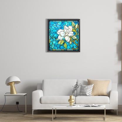 Glass Jasmine - Full Round Drill Diamond Painting 40*40CM