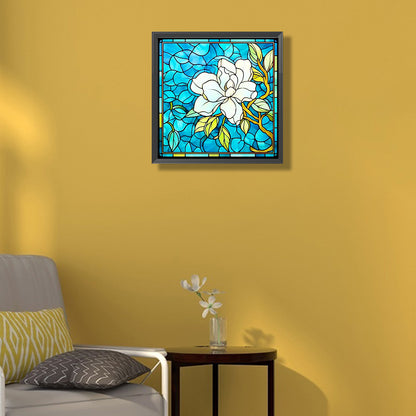 Glass Jasmine - Full Round Drill Diamond Painting 40*40CM